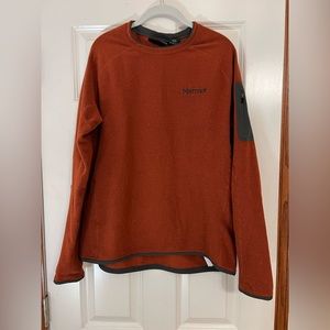 Marmot pullover fleece sweater men’s size M